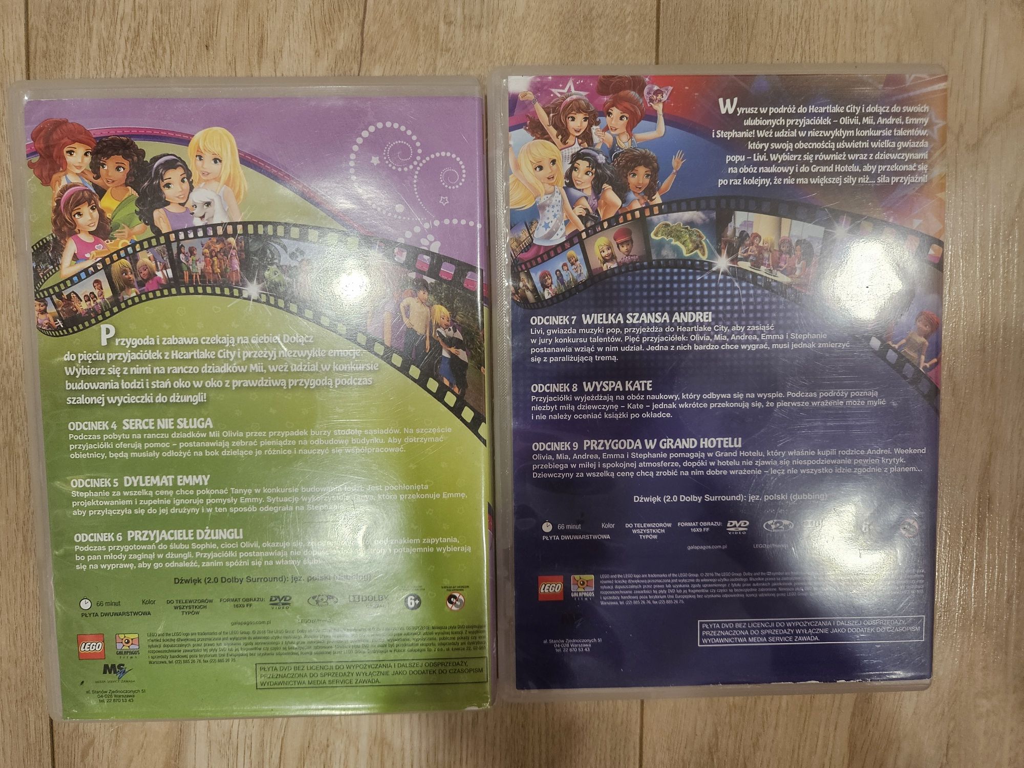Płyty DVD lego friends
