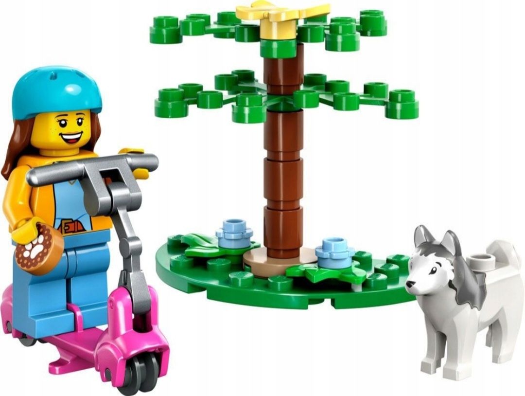 LEGO City 30639 Wybieg dla psów i hulajnoga - NOWE.