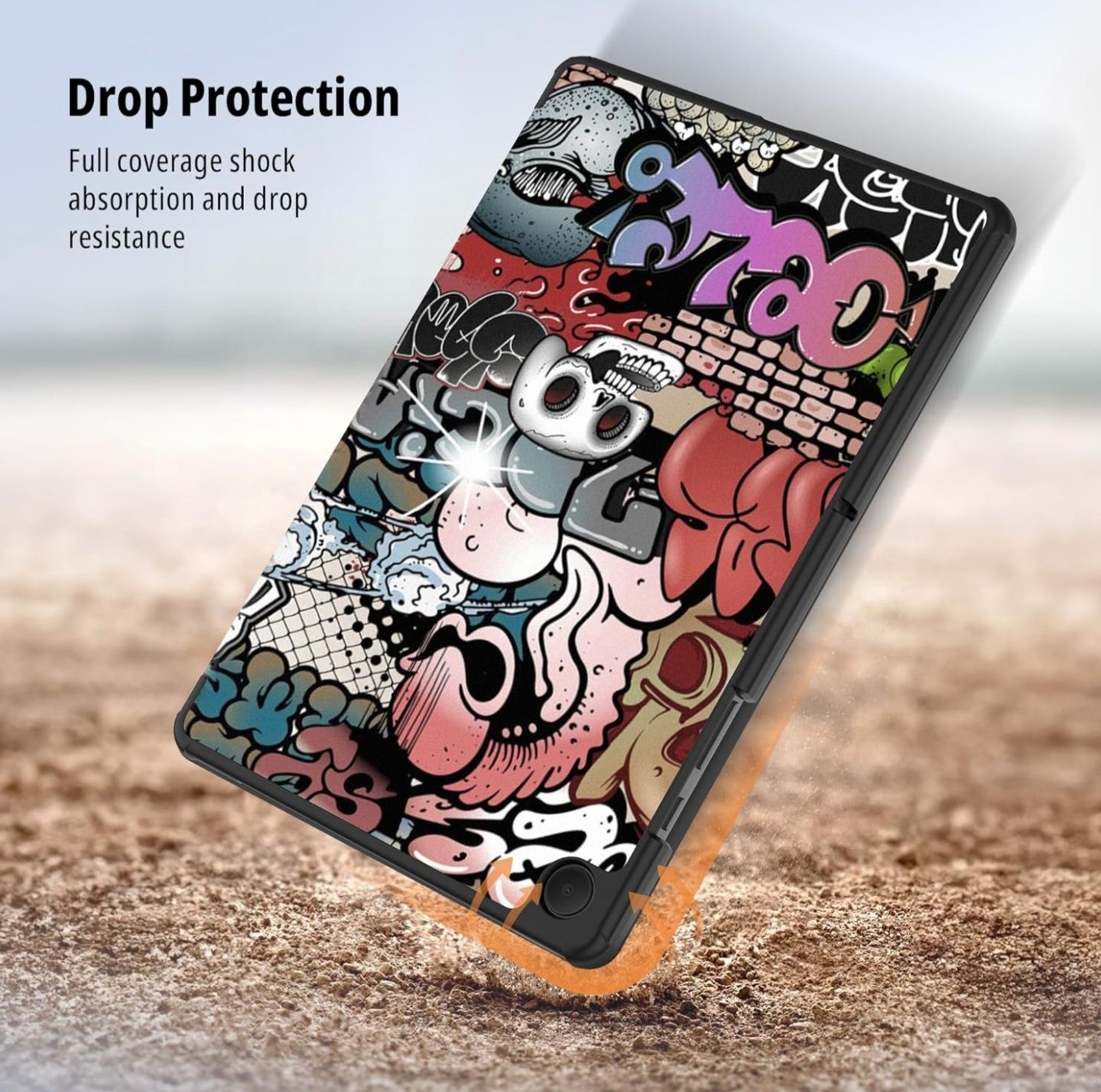 CACOE Etui Graffiti do Samsung Galaxy Tab A9+ 11” (2023)