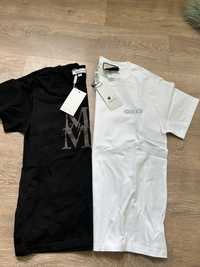 Біла футболка Gucci , чорна футболка max mara