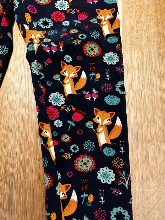 Spodnie softshellowe ocieplane w liski dla dziewczynki