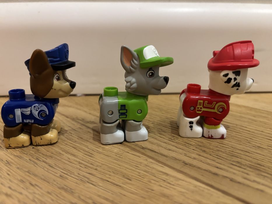 Psi patrol bloks lego duplo - figurki marshall rocky chase