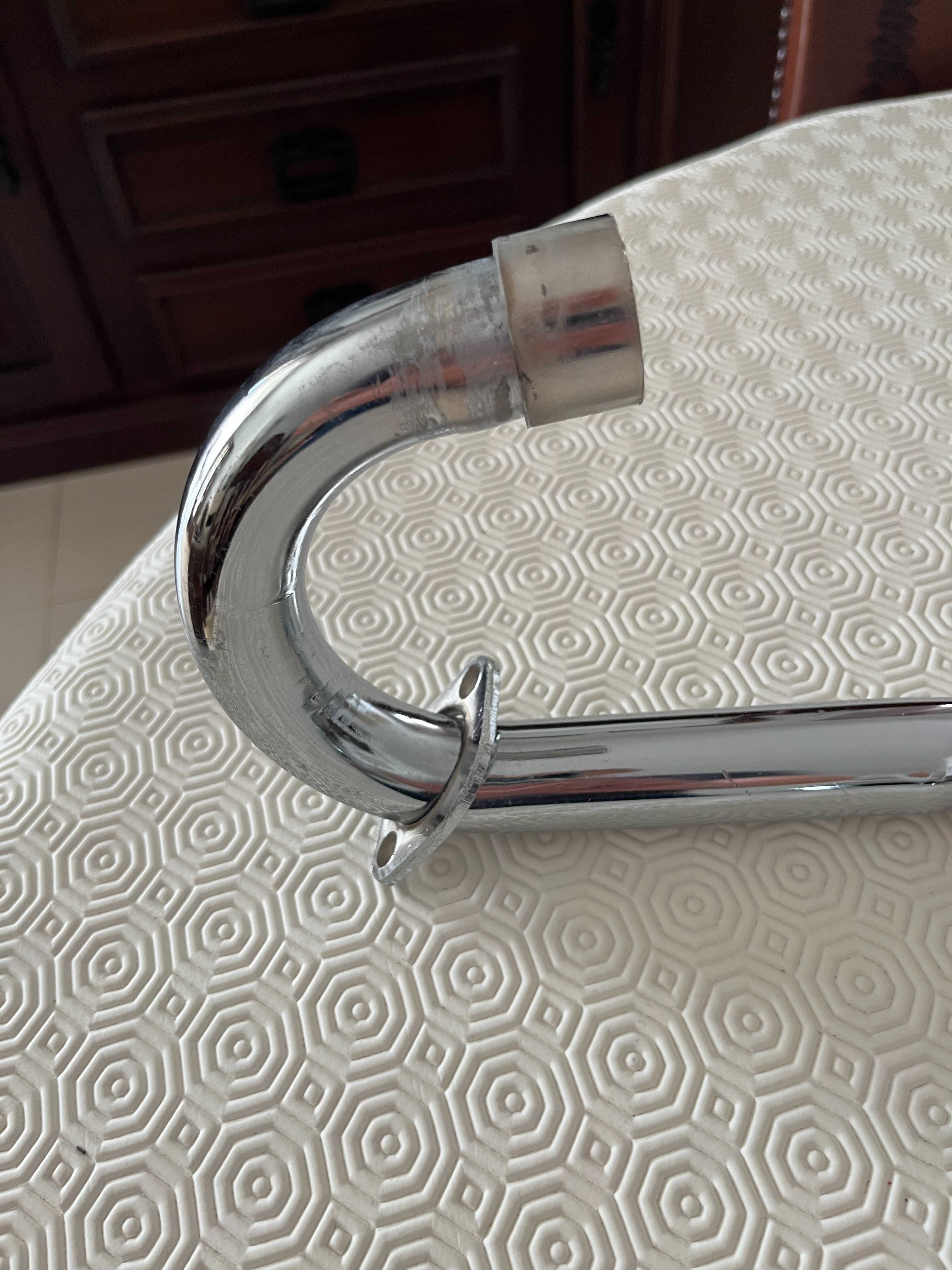 Linha de escape completa (race exhaust) NOVA p/ Honda Mini Trail Z50A