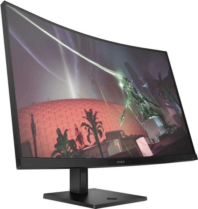 Monitor gamingowy zakrzywiony HP OMEN 32c uszkodzona matryca
