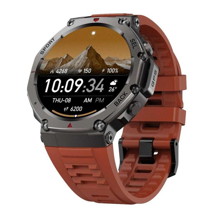 Smartwach VWAR DM 58 jak T-REX 3 w wojskowym stylu (nie AMAZFIT)
