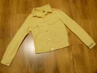 H&M kurtka katana jeans żółta damska rozm 32 XXS