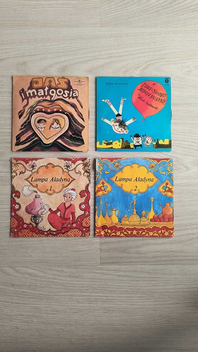 WINYLE - Płyty Gramofonowe - Bajki (Lampa Aladyna, Jaś i Małgosia)