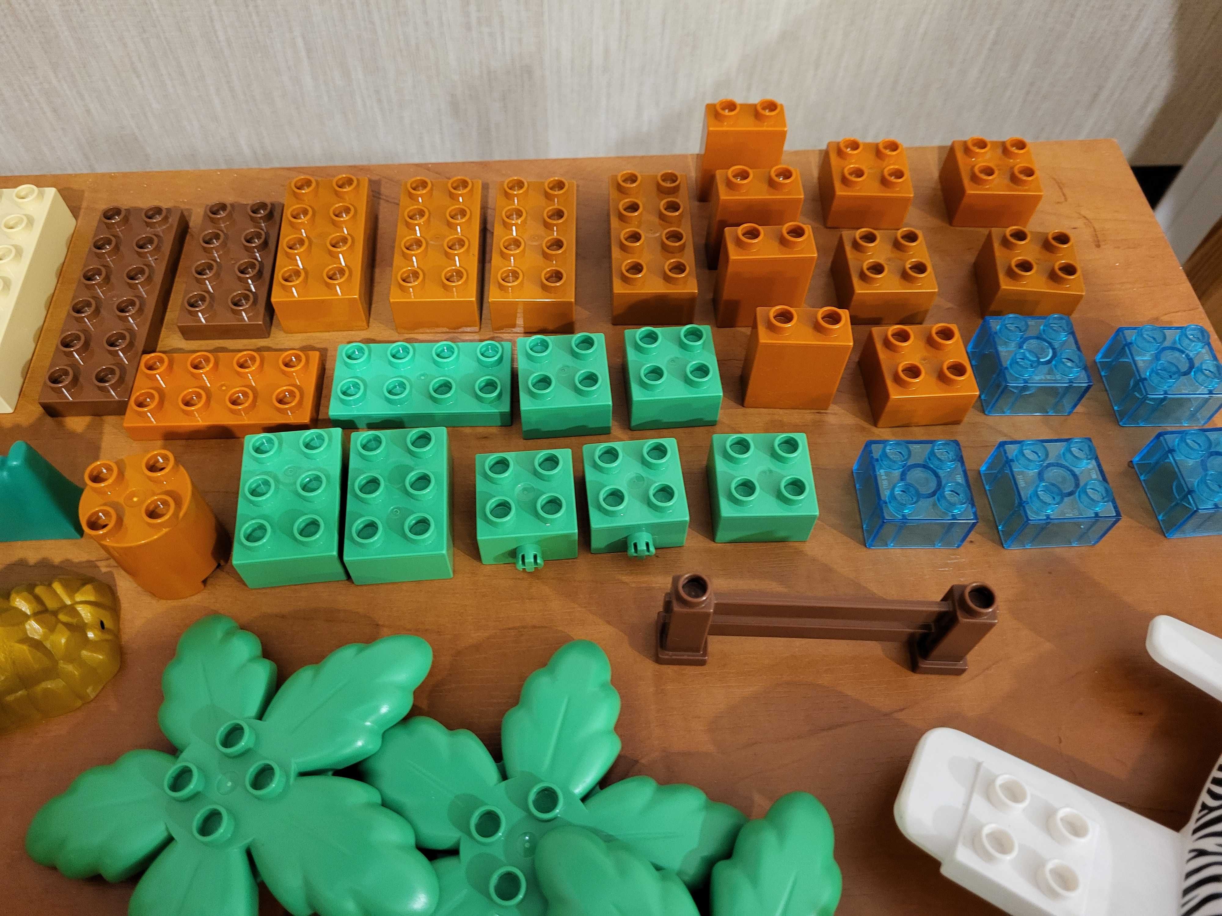 duży zestaw Lego Duplo Safari ZOO 6156 Unikat 70 części w tym 8 gratis