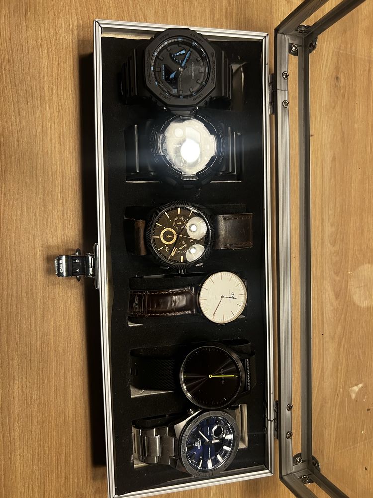 Zestaw zegarkow fossil casio