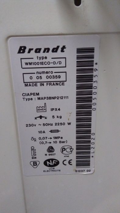 silnik 220v do pralki Brand lub whirlpool stan dobry