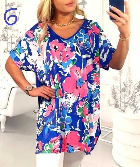 bluzka tunika -plus size--50,52,54,56-2xl, 3xl,4xl,5xl,6xl-