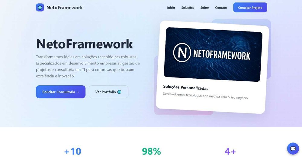 Sites simples e eficazes