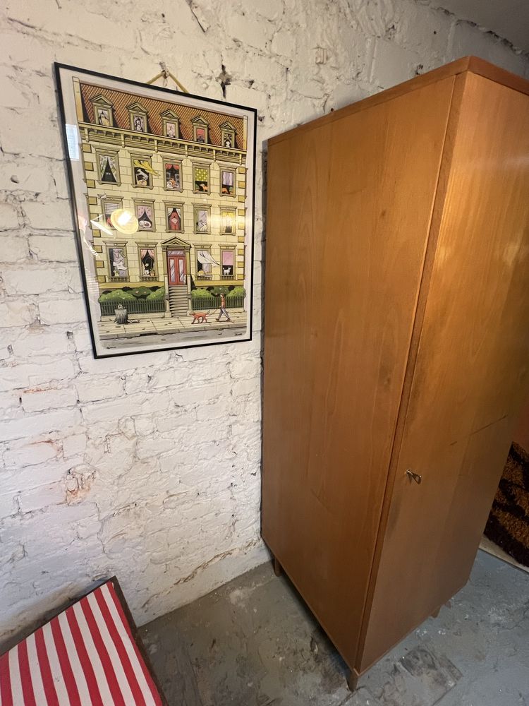 Piekna szafa jednodrzwiowa WFM prl vintage retro