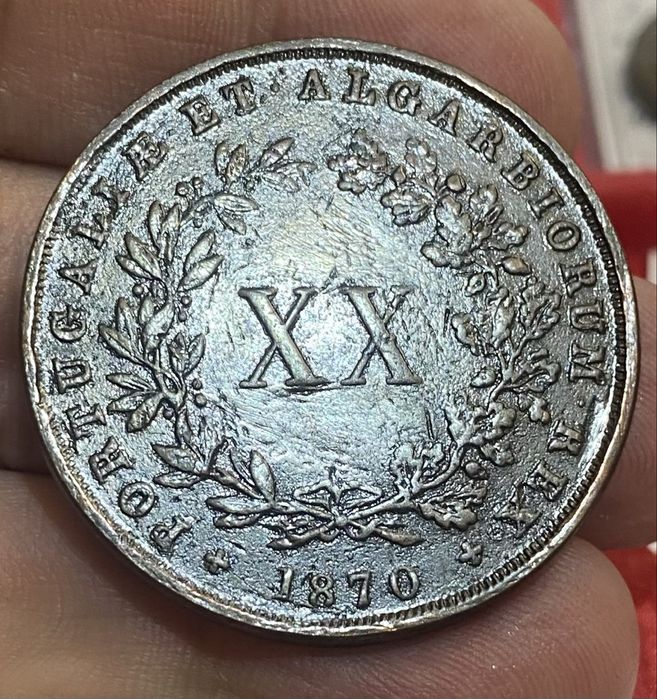 Moeda XX Reis D LUIS I - 1870