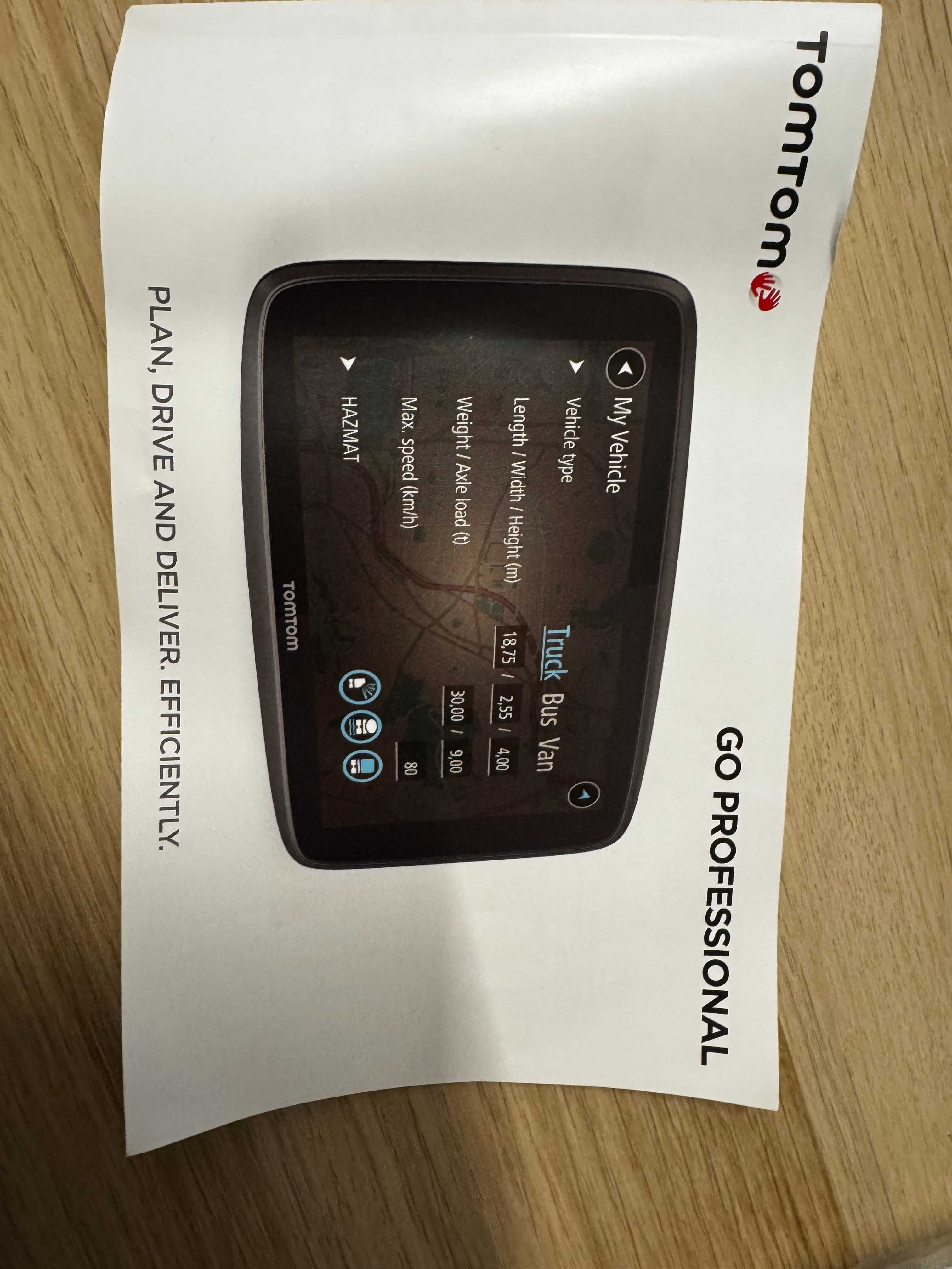 Tomtom GOprofesinal 520 Gwaracja/Ubezpieczenie do 15.06.2028r.