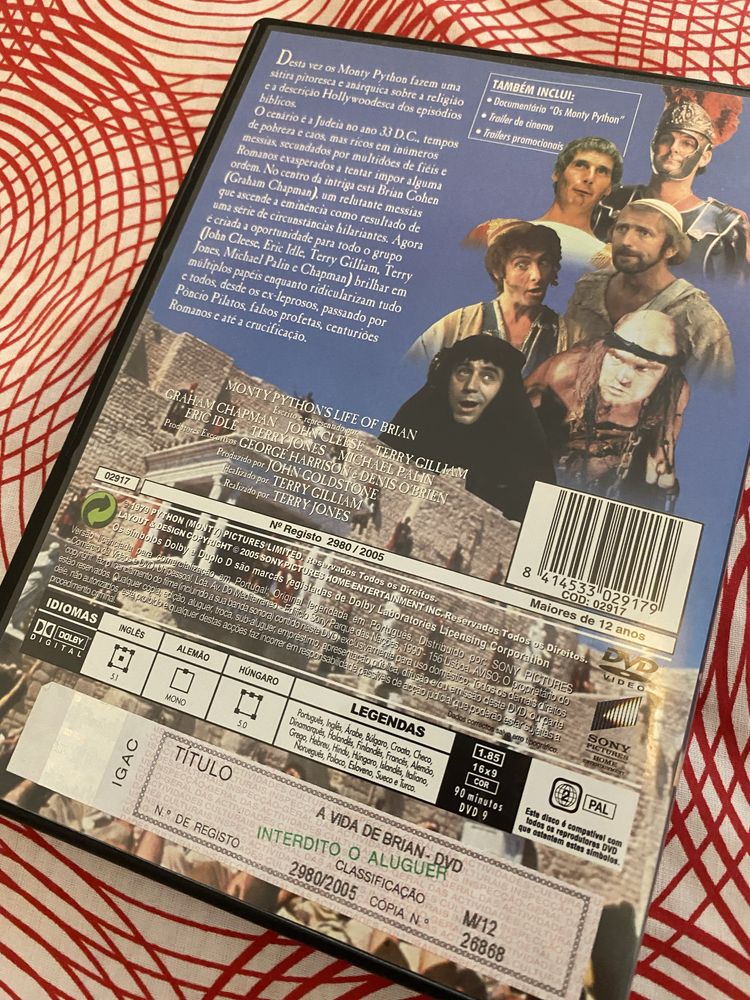 DVD Monty Python - A Vida de Brian