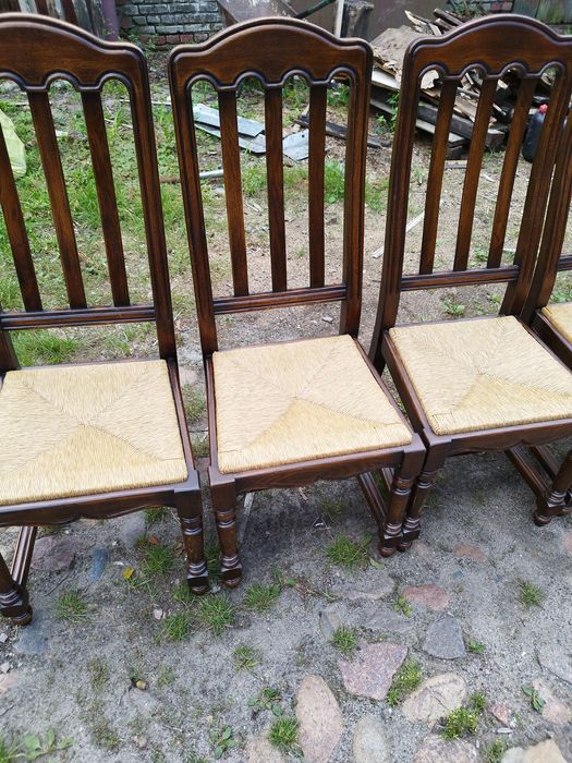 Solidne krzesła 8 sztuk