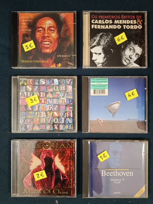 Lote de 48 CD's ( os melhores l )