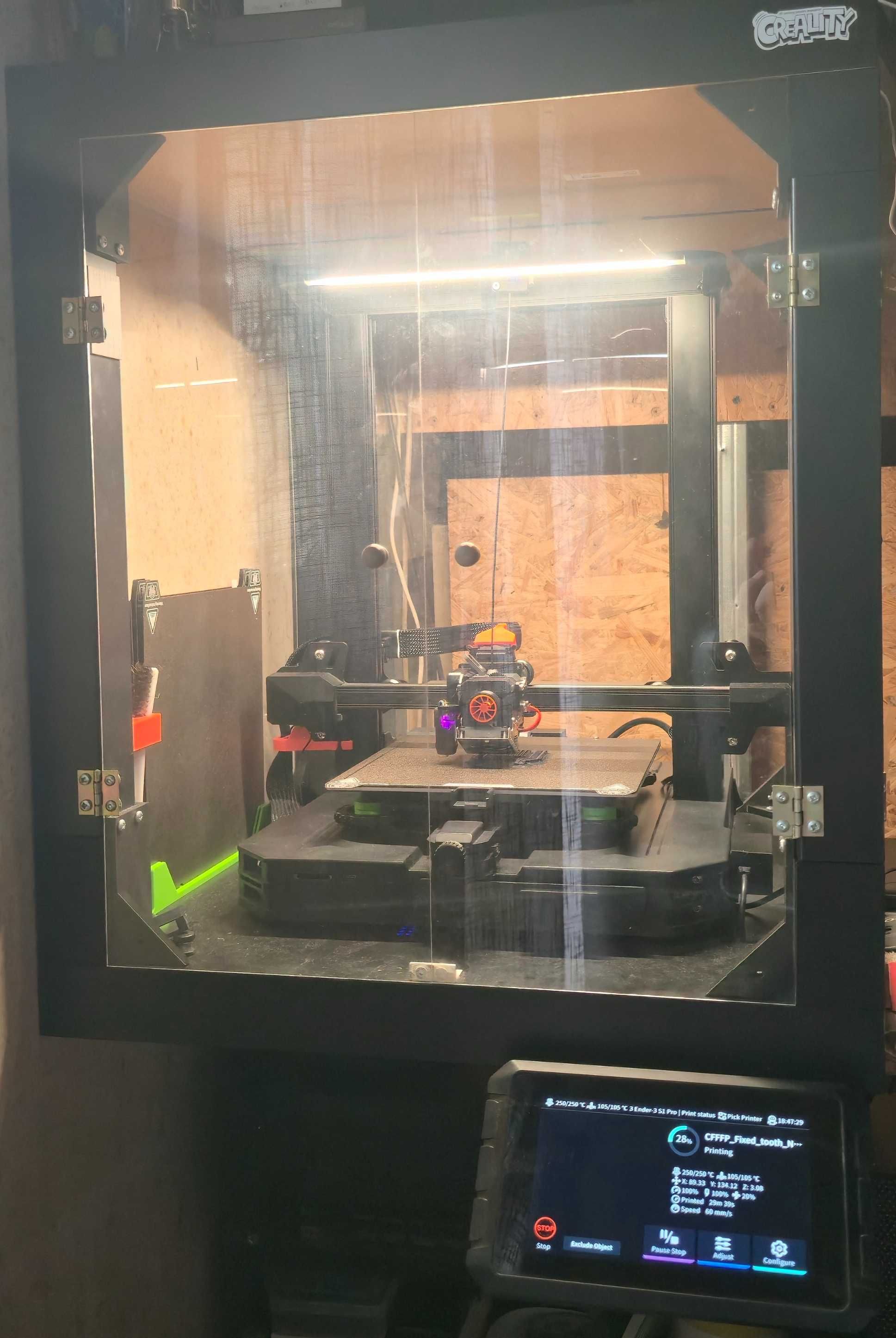 Drukarka 3D Creality Ender 3 S1 Pro + Komora, Sonic pad