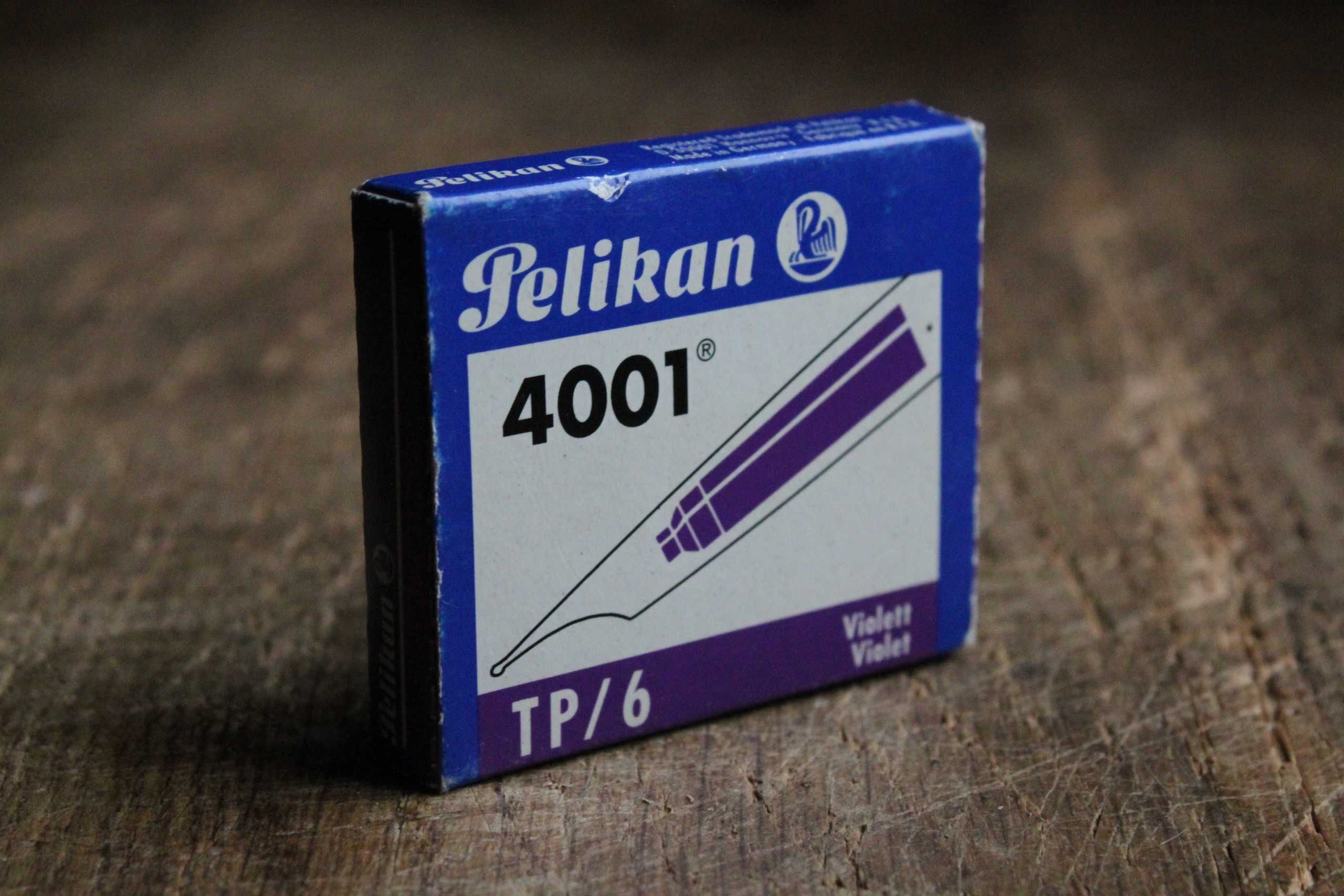 Набор Чернильных Картриджей Коротких Pelikan 4001 Violet Фиолетовые