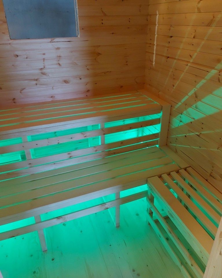 Sauna Quadro 2,2 x 2,5m z tarasem / Raty 0%