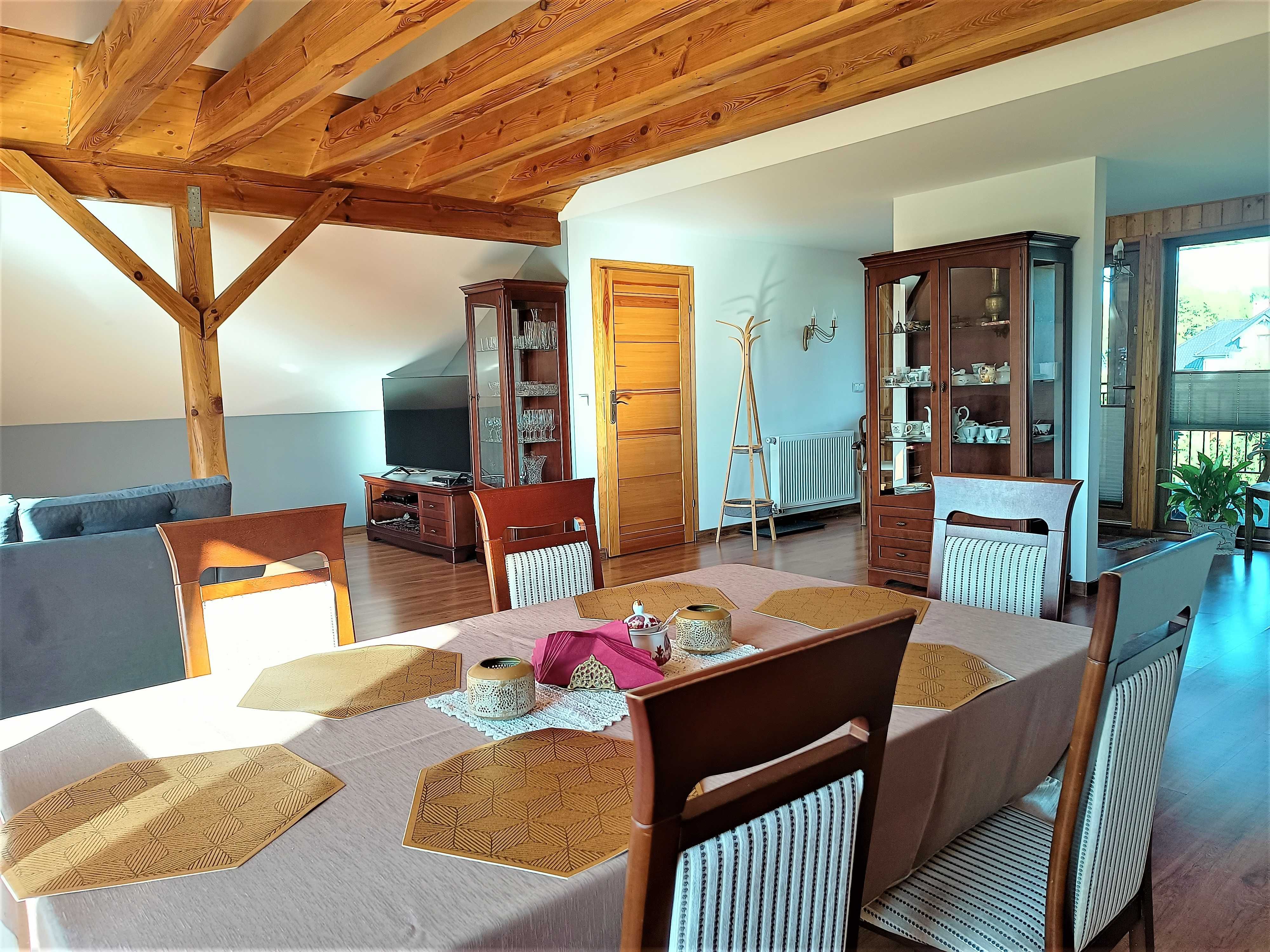 Ok.Kopalni Srebra/Rezerwatu Segiet - apartament z tarasem  1- 6 osób