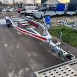 Przyczepa Podłodziowa TEMARED 916×253cm 3500KG aluminium NAJWIĘKSZA