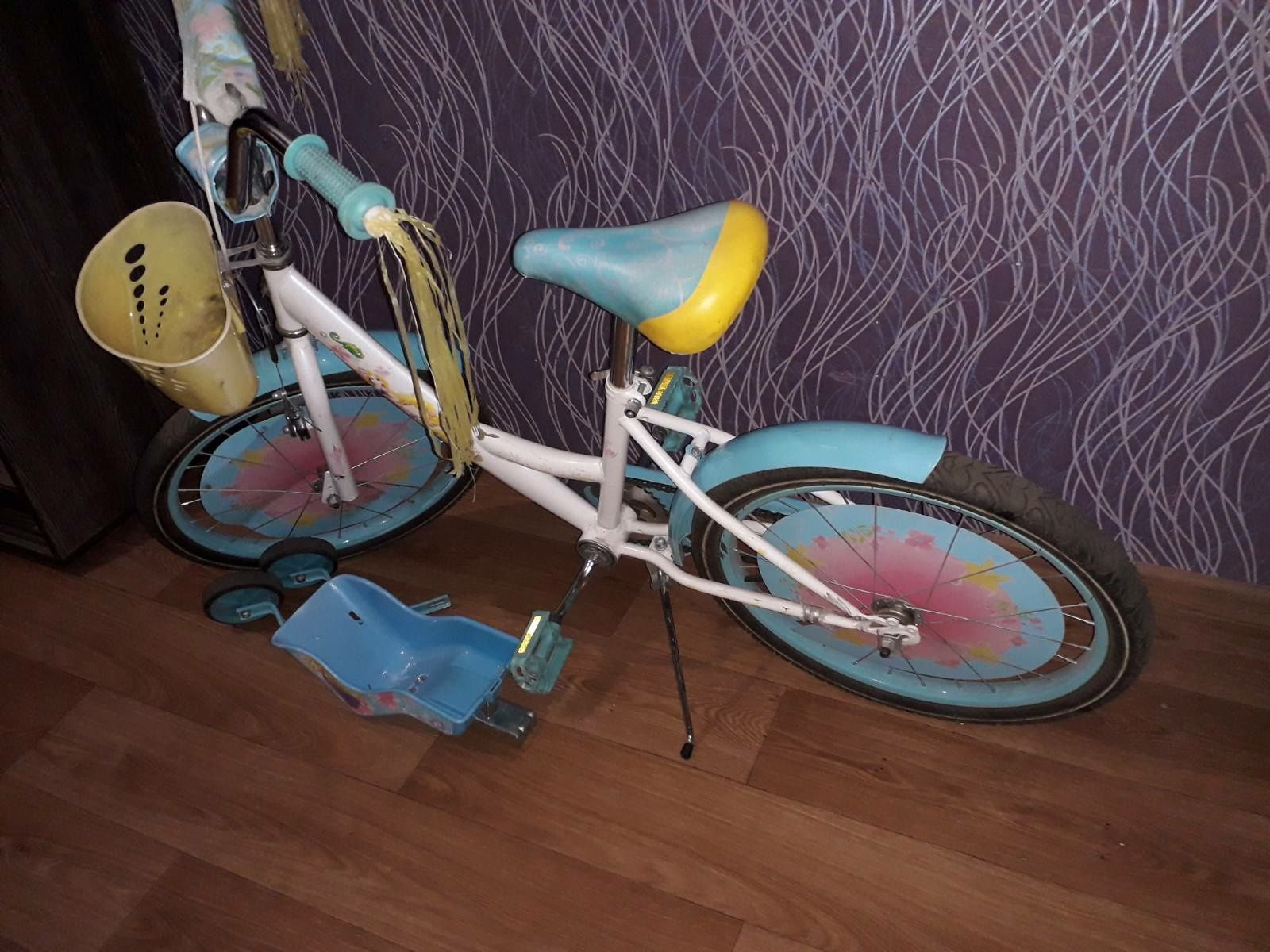 Продам велосипед для девочки, колёса 20 дюймов.