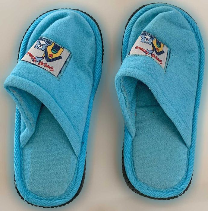 Chinelos de Quarto de Criança Unissexo, Azul, como Novos