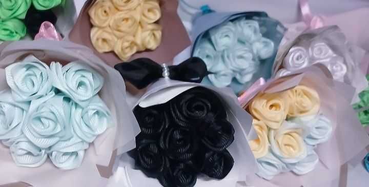 Букеты из лент под заказ