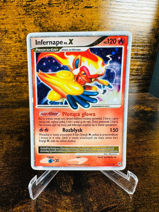 Infernape PZ.X 121/130 Diament Perła PL Karta Pokemon