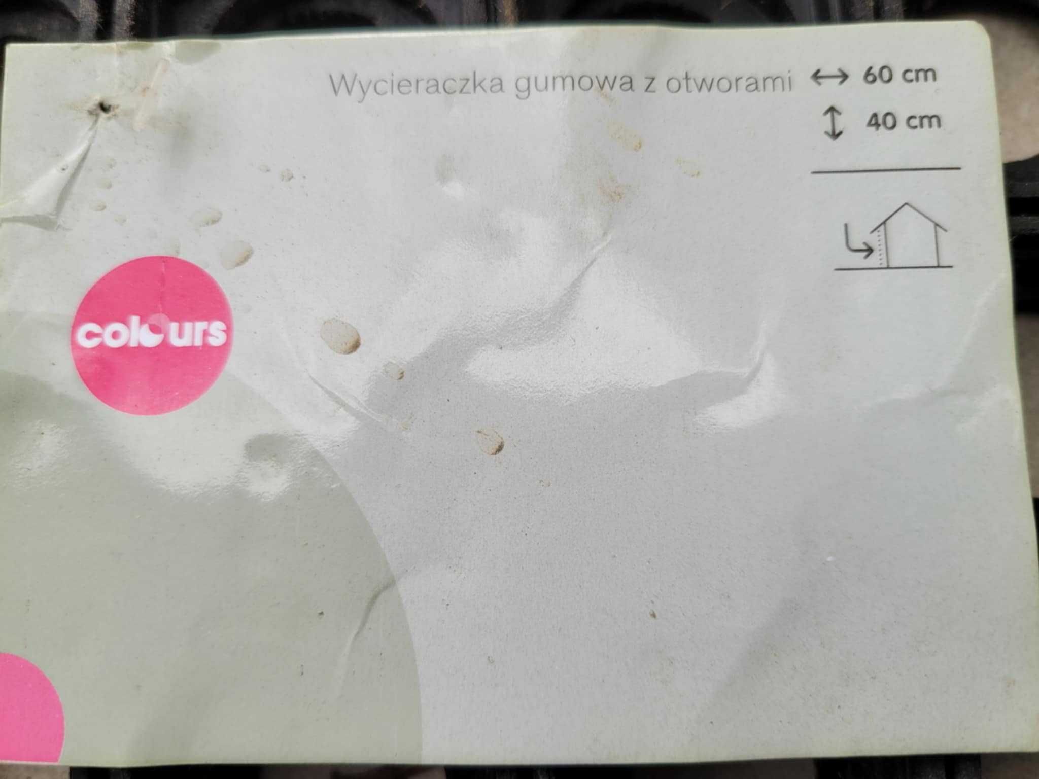 Gumowa wycieraczka z oczkami