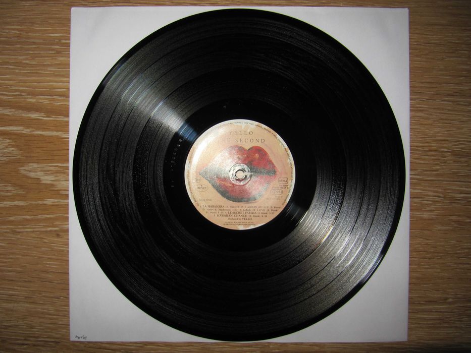 YELLO - One Second - 1987 *Оригинал (NM/NM) *PDO Pressing - Пластинка