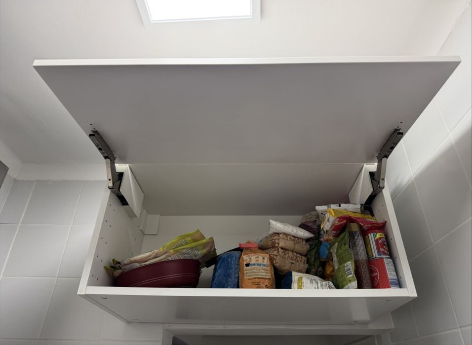 Armário parede horizontal, branco 80x40