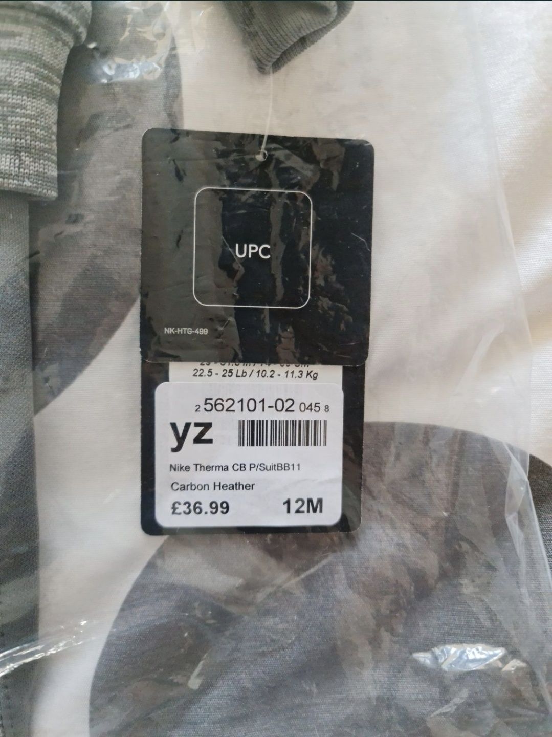 NIKE THERMAL dres dziecięcy 12mc