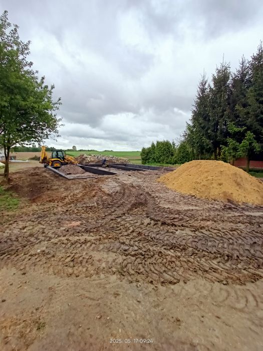 Prace ziemne podbudowy