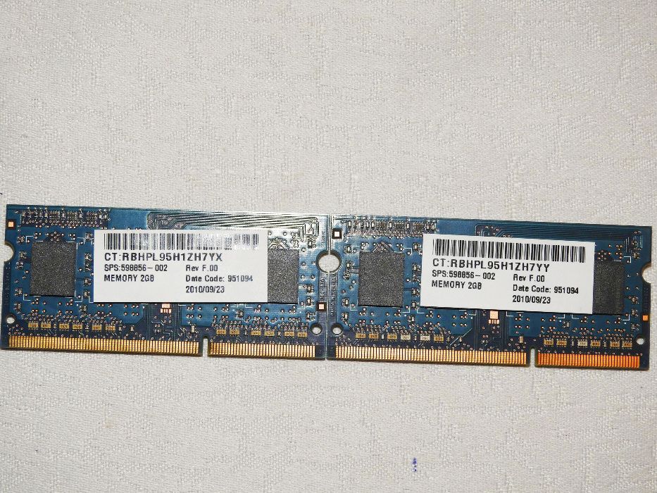 Pamięć RAM Hynix DDR3 4GB (2x2GB) PC3 10600S 1333Mhz SODIMM