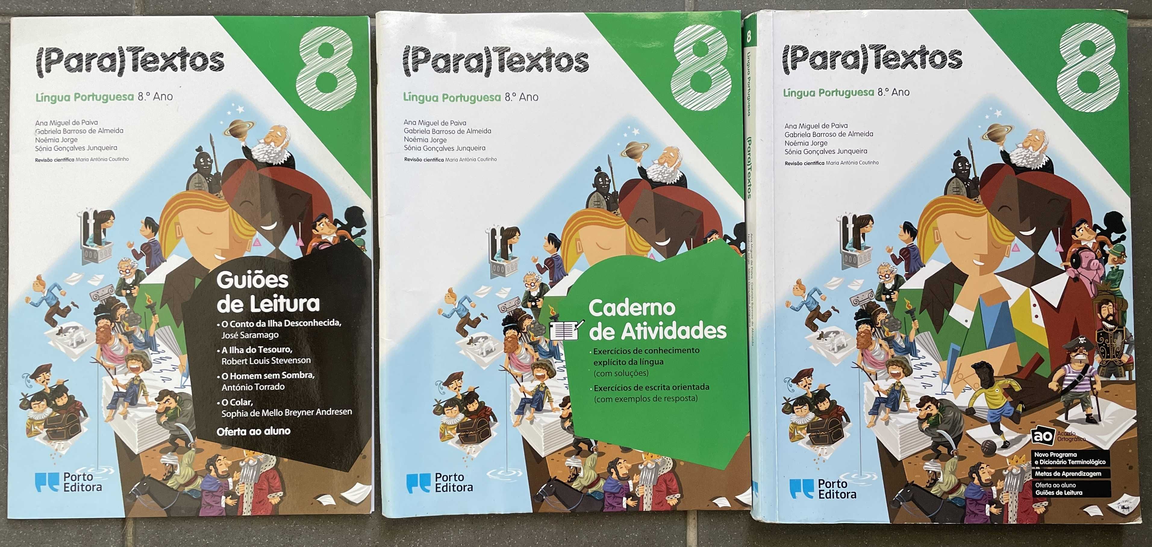 Livros escolares 8ºano