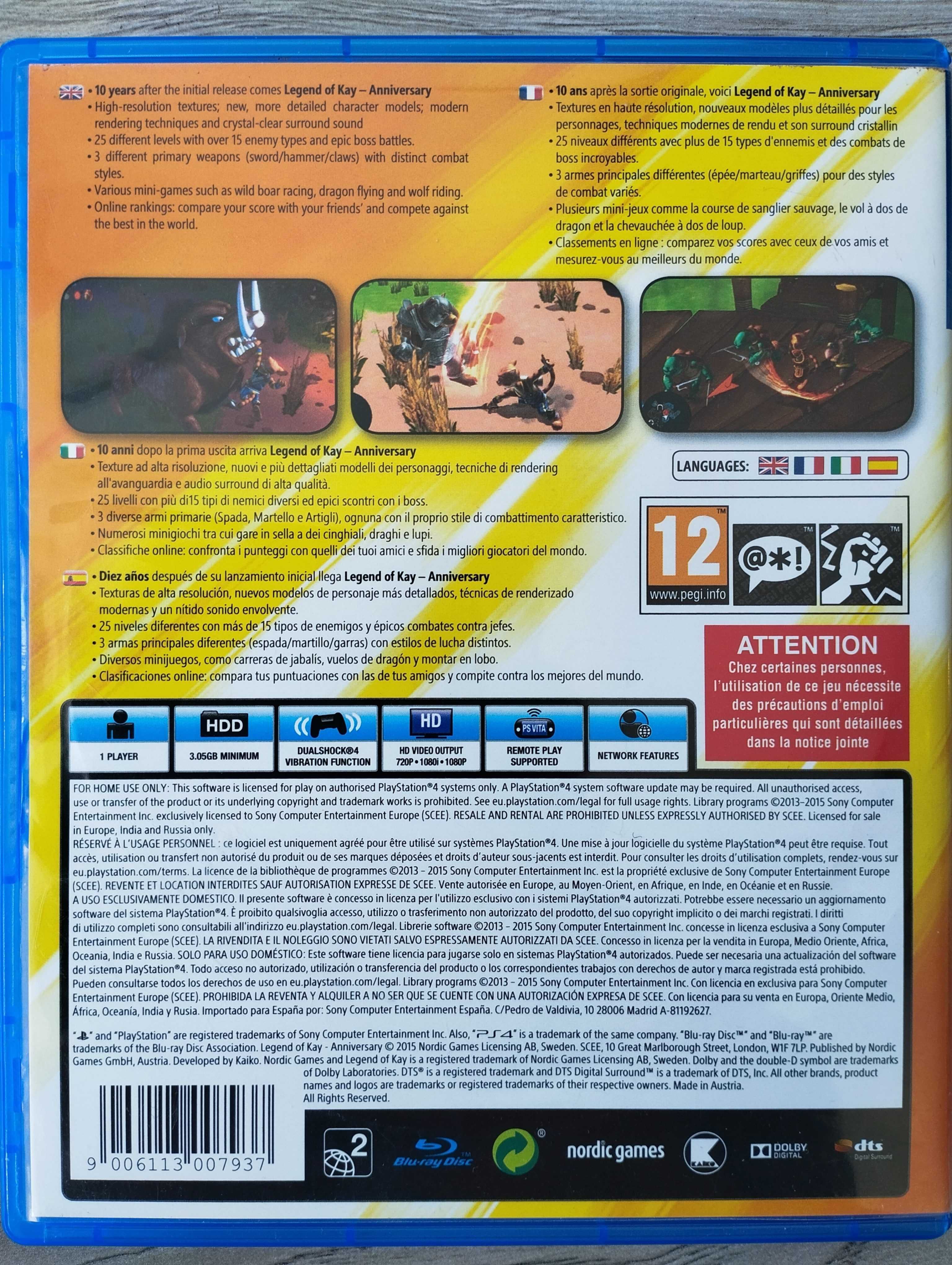 Gra Legend of Kay PS4/PS5 Playstation