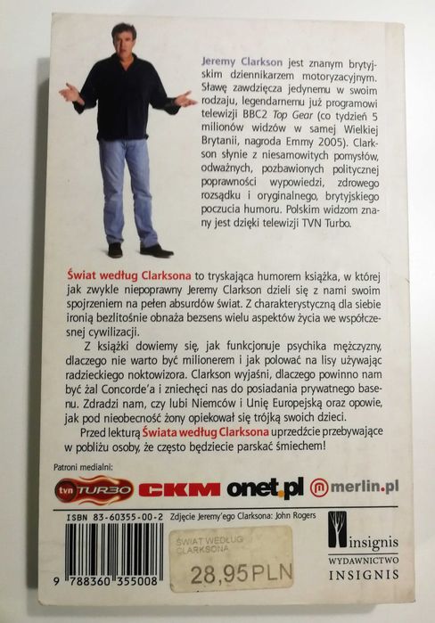 Książka "Świat według Clarksona" Jeremy Clarkson