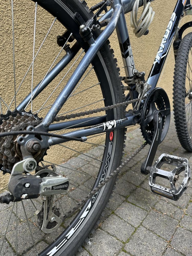Rower młodzieżowy chłopięcy 26’ cali Kross Hexagon V2 Zoom Btwin