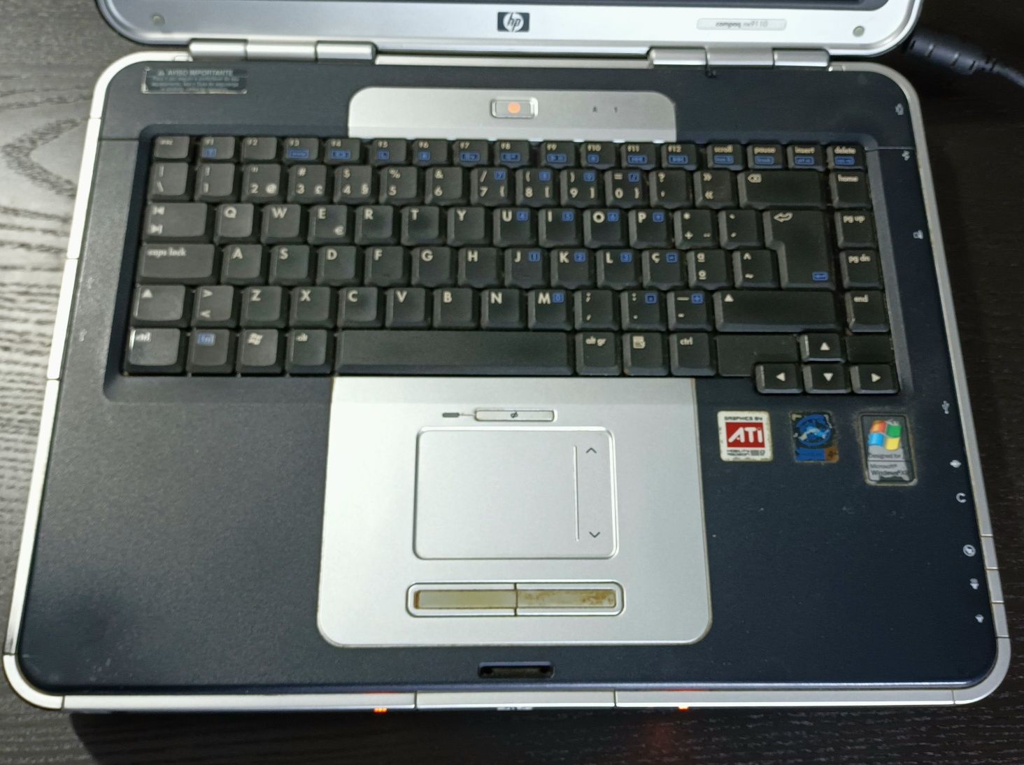 Portátil Hp Compaq NX9110 para reparação (precisa de HDD)