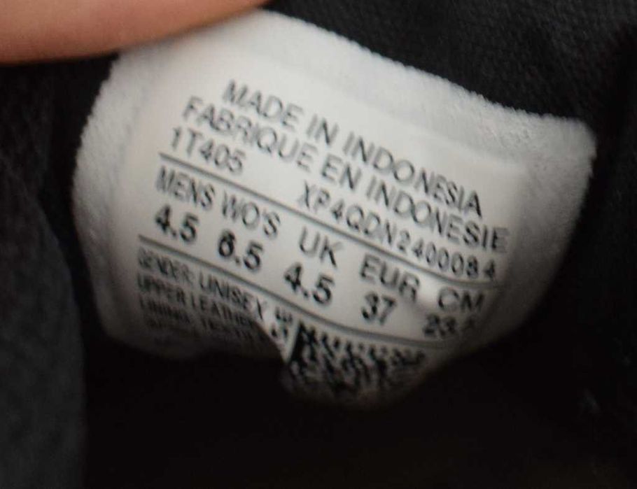 Buty Trampki Converse czarne wysokie skórzane 37