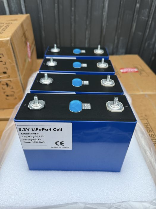 Комірки eve 314 ah LifePO4 3.2v  акумулятор eve   280  акб  ячейка  Ф
