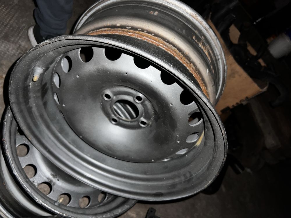 Jantes ferro alargadas 15 4x100