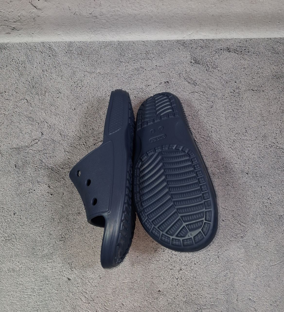 Шлепанцы Crocs Jibbitz синие мужские тапочки сланцы Clog Classic