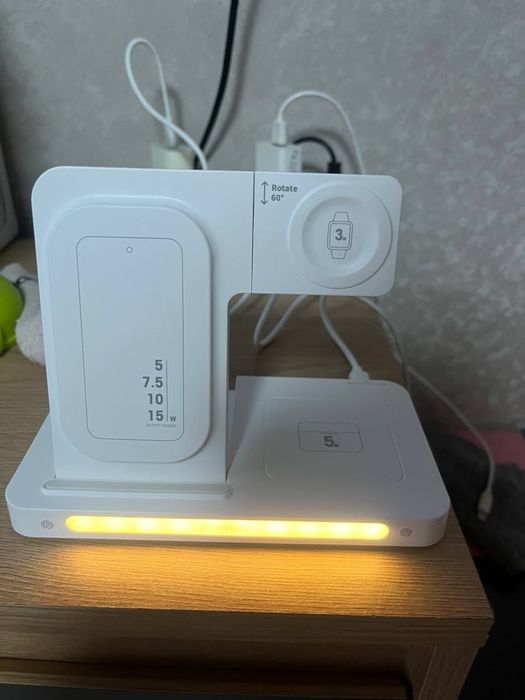 Бездротова зарядка REMAX RP-W83 23W 3в1