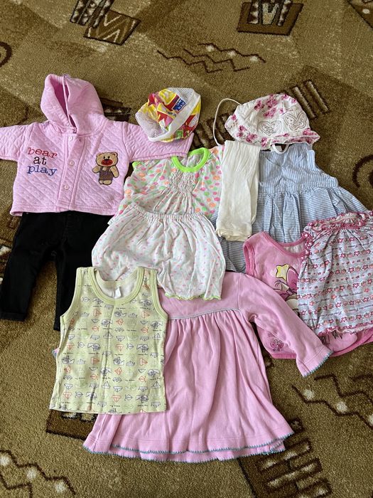 Пакет вещей на девочку 0-3 мес