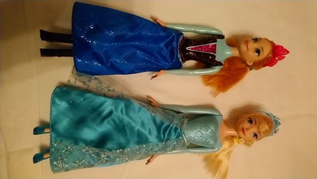 Lalki Elza i Anna Mattel oryginalne