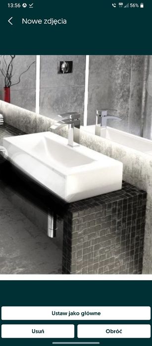 Umywalka Deante 80cm nastawna na blat